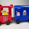 Peppa Pig Peppa Wutz, Pig Bahn / Train rot, blau